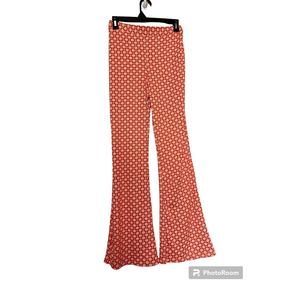 Wild Fable floral orange flared leggings size‎ XS